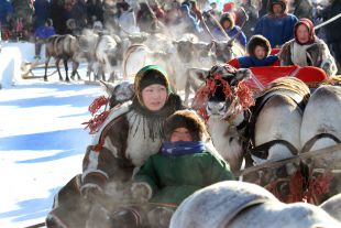 Праздник оленеводов в городе Надыме, Ямало-Ненецкий АО