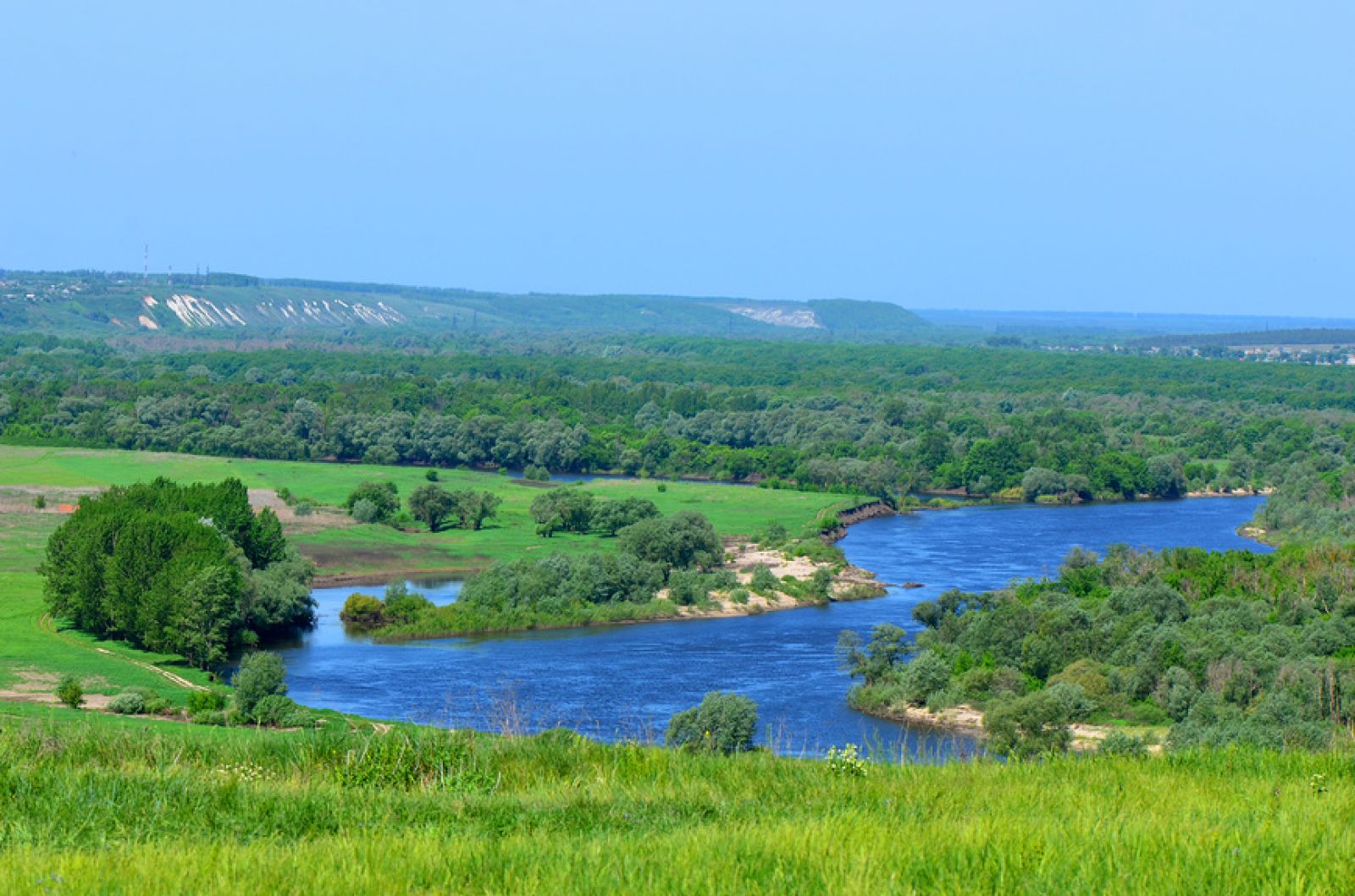 На фото: Река Дон в Лискинском районе Воронежской области